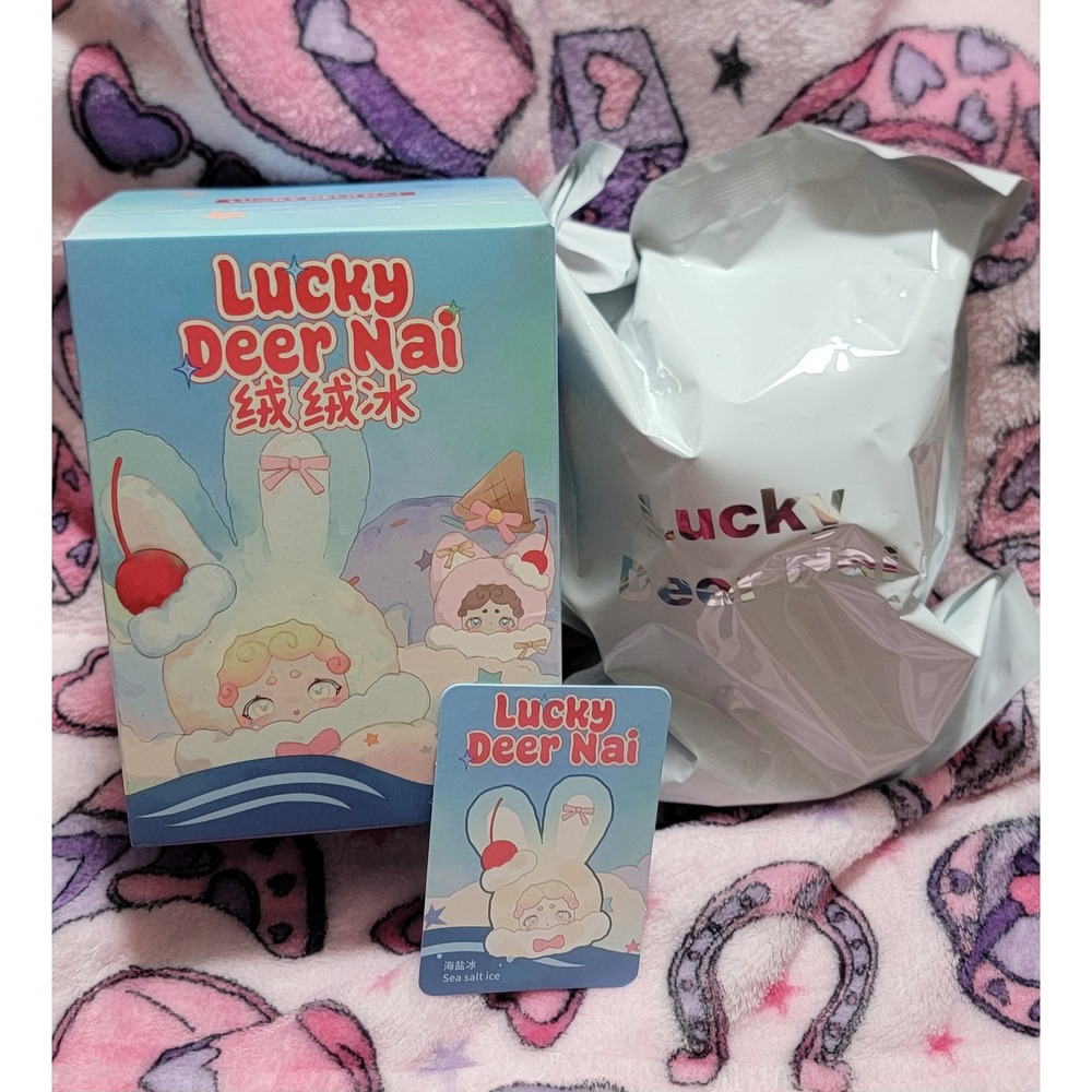Lucky Deer Nai Sea Salt Ice Blind Box Figure Designer‎ Toy Kawaii Collectible